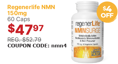 View Natural Factors Regenerlife NMN 150mg 60 Caps