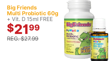 View Natural Factors Big Friends Multi Probiotic 60g