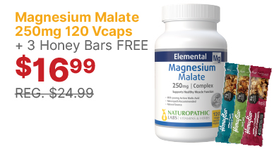 View Naturopathic Labs Magnesium Malate 250mg 120 Vcaps