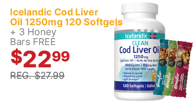 View Naturopathic Labs Icelandic Cod Liver Oil 1250mg 120 Softgels