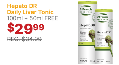 View St. Francis Herb Farm Hepato DR 100 + 50ml FREE
