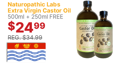 View Aromapathic Labs Extra Virgin Castor Oil 500 + 250ml FREE