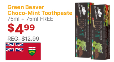 View Green Beaver Choco-Mint Toothpaste 75 + 75ml FREE