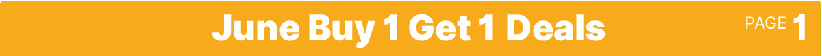 June 2026, New You Buy 1 Get 1 Deals Page 1