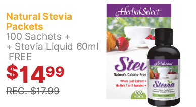 View Natural Stevia Packets 100 Sachets