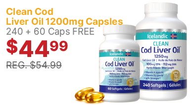 View Naturopathic Labs Clean Cod Liver Oil 1200mg Capsules