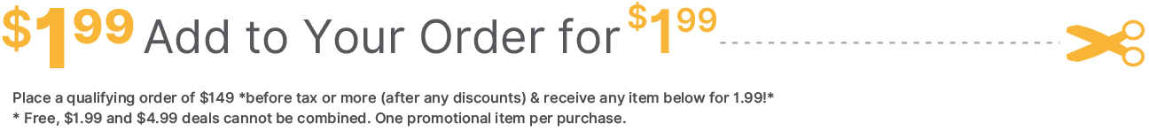 $1.99 - ADD TO YOUR ORDER $1.99
