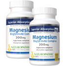 Magnesium Bisglycinate 200mg - 100 + 100 Caps FREE