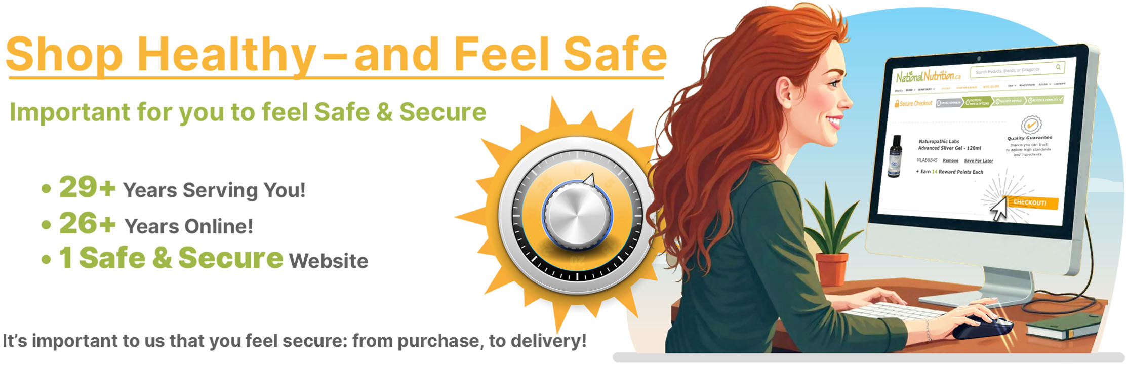 at National Nutrition Shop Healthy, And Feel Safe And Secure